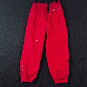 MUSTO Performance Red Ski‎ Snowboard Pants Waterproof Breathable Size Small